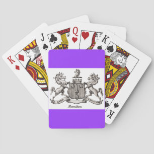 HAMILTON FAMILJVAPENSKÖLD - LEKA KORT SPEL KORT