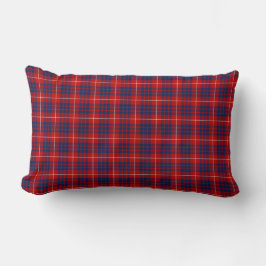 Hamilton Family Tartan Red and Royal Blue Play Lumbarkudde