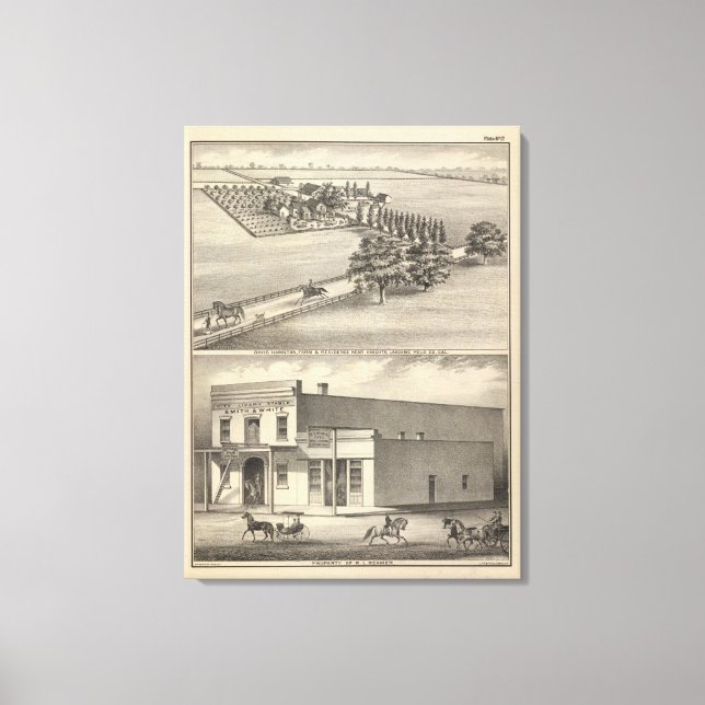 Hamilton farm, Beamer bldg Canvastryck (Framsida)