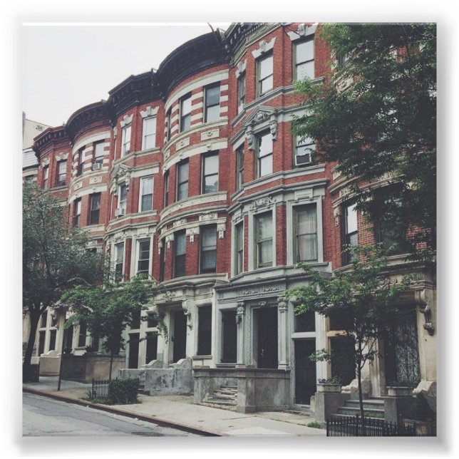 Hamilton Heights Mini Fototryck (Framsidan)