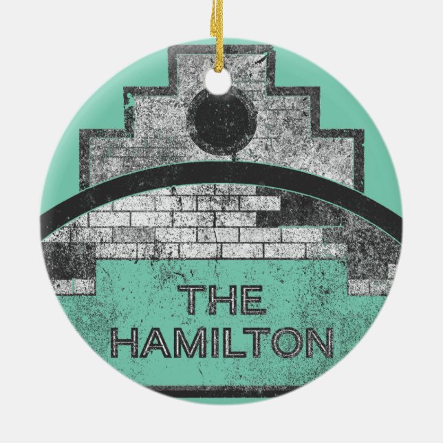 hamilton julgransprydnad keramik (Baksidan)