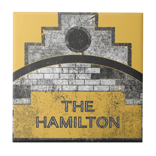 hamilton kakelplatta (Framsidan)