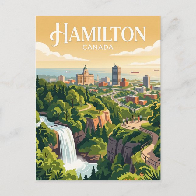 Hamilton, Kanada Vykort (Framsida)