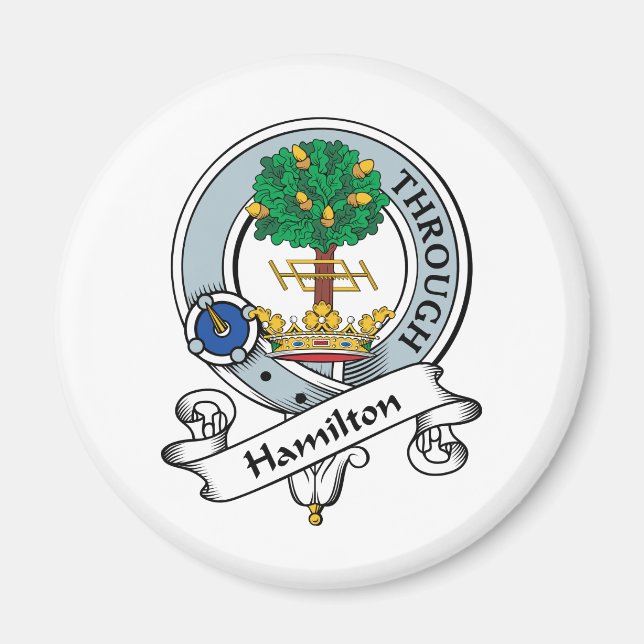 Hamilton Klan Badge Magnet (Framsidan)