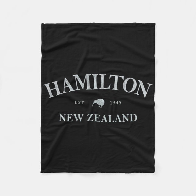 Hamilton New Zealand Hamilton Nz Graphic Print  Fleecefilt (Framsidan)