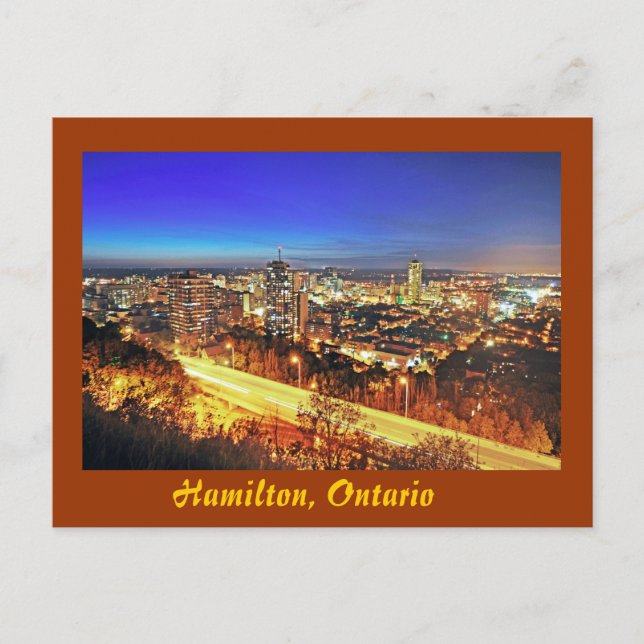 Hamilton, Ontario, Kanada Vykort (Framsida)