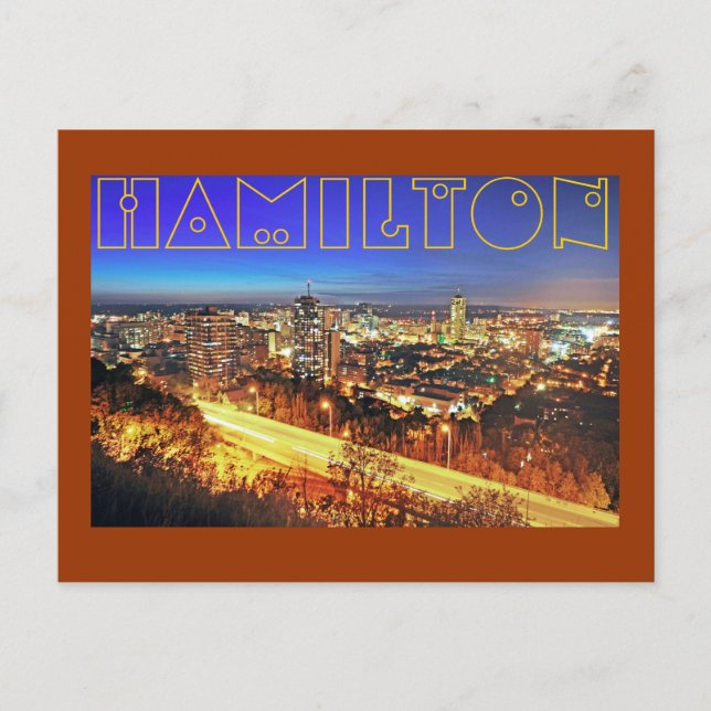 Hamilton, Ontario, Kanada Vykort (Framsida)