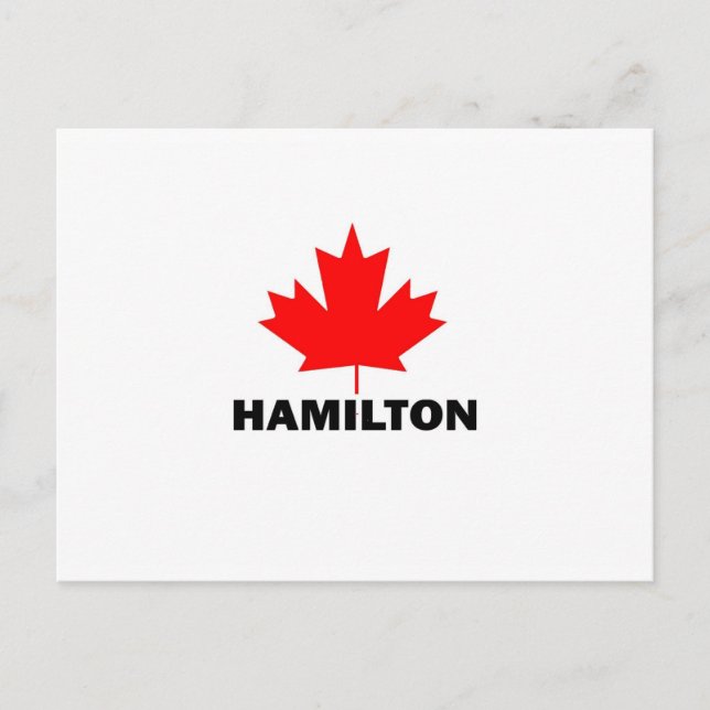 Hamilton Ontario Vykort (Framsida)