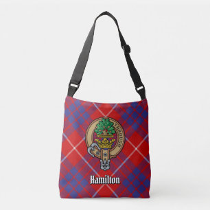 Hamilton Röd Tartan Klansymbol Axelväska