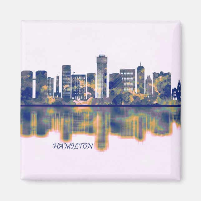 Hamilton Skyline Magnet (Framsidan)