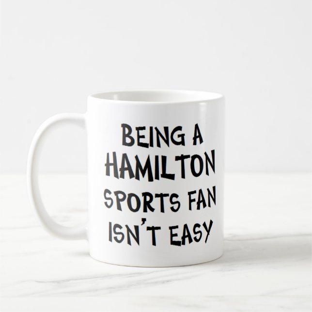 hamilton sports fan, being kaffemugg (Vänster)