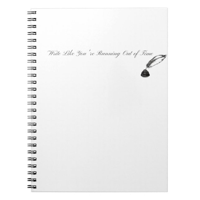 Hamilton spring ut ur den Time journalen Anteckningsbok Med Spiral (Framsidan)