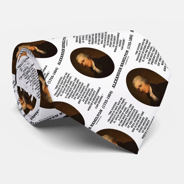 Hamilton system att inte vara perfekt ett bra ett slips (Rullad)