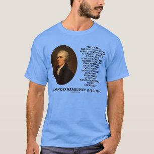 Hamilton system att inte vara perfekt ett bra ett tee shirt