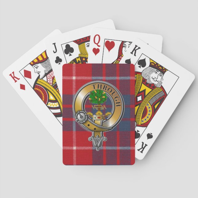 Hamilton Tartan & Badge Casinokort (Baksidan)