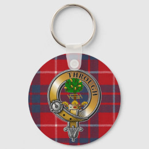 Hamilton Tartan & Badge Nyckelring