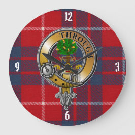 Hamilton Tartan & Badge Stor Klocka