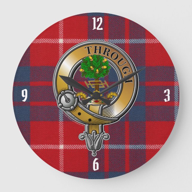 Hamilton Tartan & Badge Stor Klocka (Framsida)