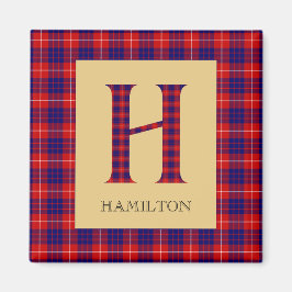 Hamilton Tartan Monogram H Nyckelring Magnet