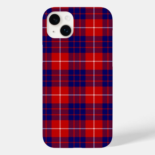 Hamilton tartan Red Blue lila plaid (Baksida)