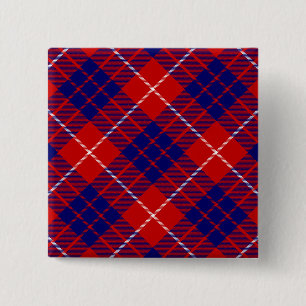 Hamilton tartan Red Blue lila plaid Knapp