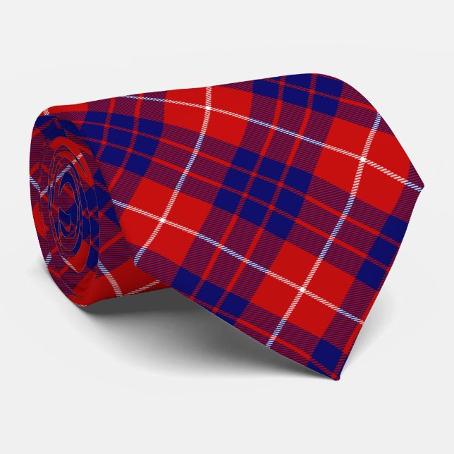 Hamilton tartan Red Blue lila plaid Slips (Rullad)