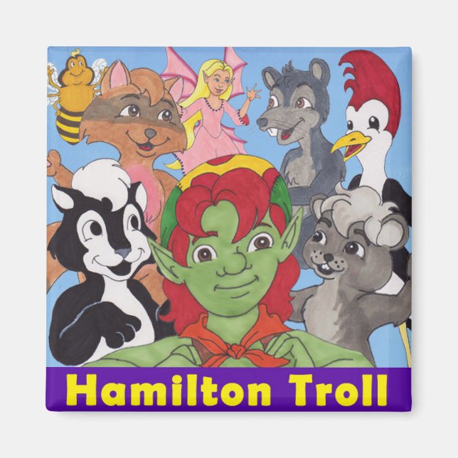 Hamilton Troll & Friends Magnet (Framsidan)