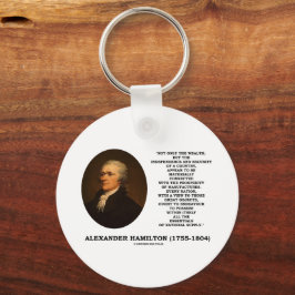 Hamilton Wealth Independence Security Manufacturer Nyckelring