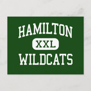 Hamilton - Wildcat - High - Milwaukee Wisconsin Vykort