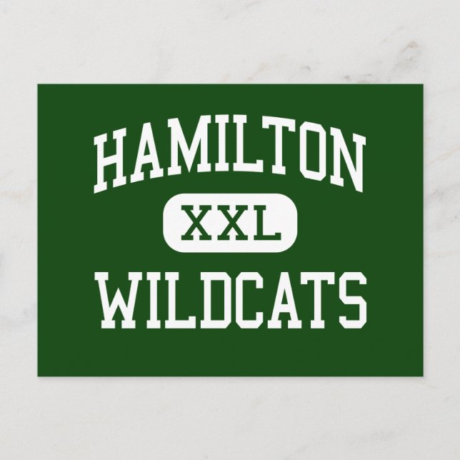 Hamilton - Wildcat - High - Milwaukee Wisconsin Vykort (Framsida)
