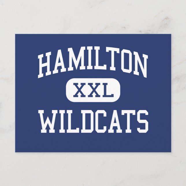Hamilton Wildcat Mitten Memphis Tennessee Vykort (Framsida)