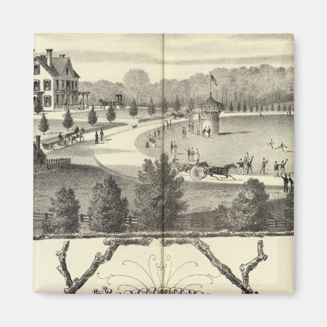 Hamiltonian Farm i Middletown, NJ Magnet (Framsidan)