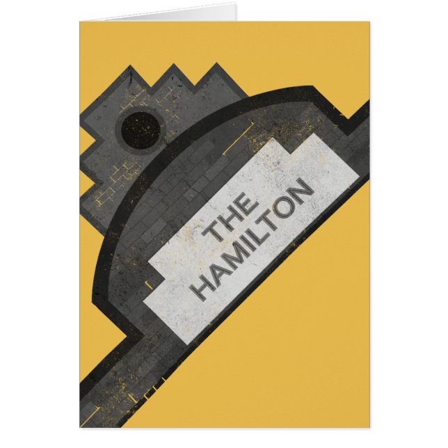 Hamiltonskylten OBS Kort (Framsidan)