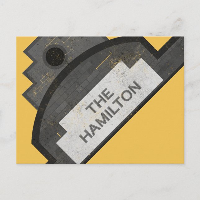 Hamiltonskylten Vykort (Framsida)