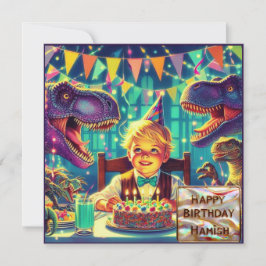 HAMISH ~ Birthday Card ~ Lila Blue ~