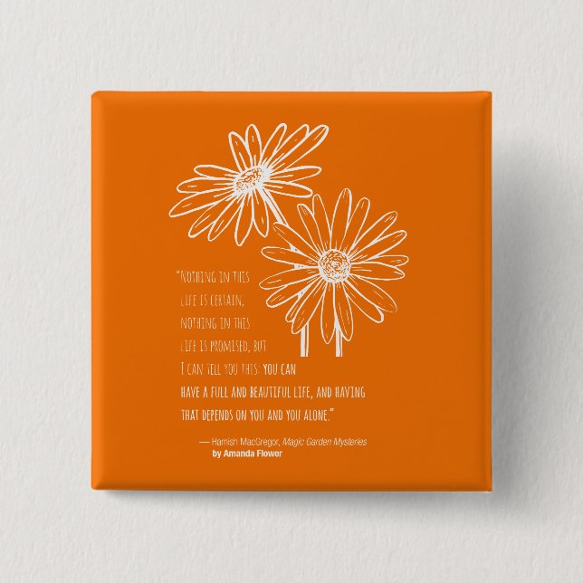 Hamish MacGregor Square klämmer fast Knapp (Framsida)