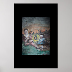 Hamlet i Graveyard Poster