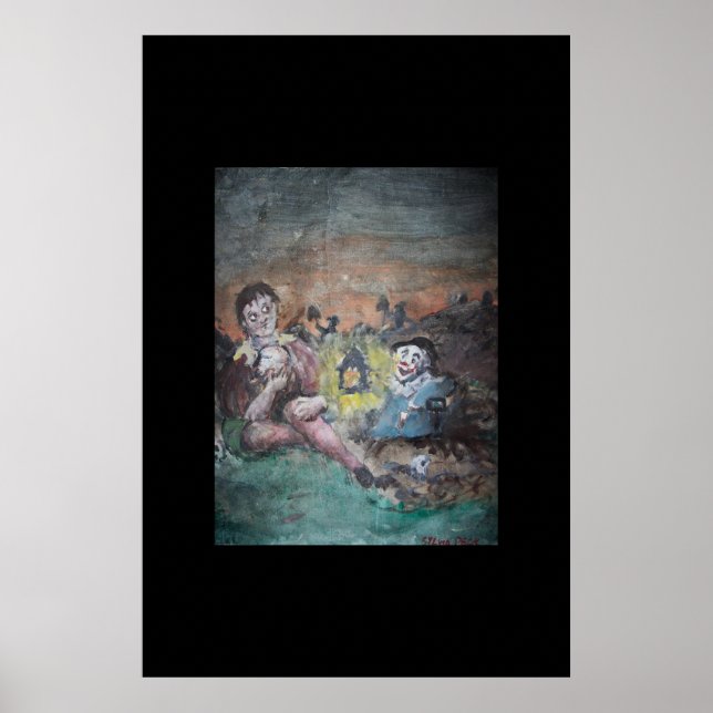 Hamlet i Graveyard Poster (Framsidan)