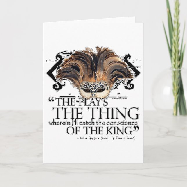 Hamlet lekcitationstecken kort (Framsida)