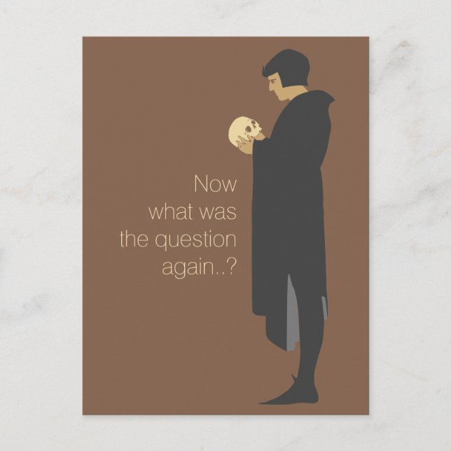 Hamlet med skalle CC0720 Beggarstaffs Vykort (Framsida)