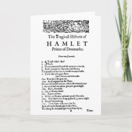 Hamlet Original Script Kort
