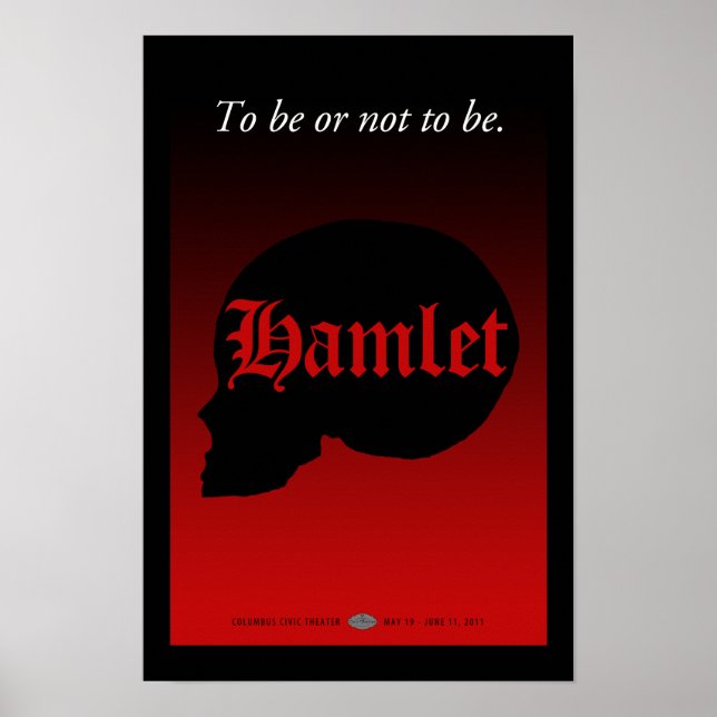 Hamlet Poster (Framsidan)
