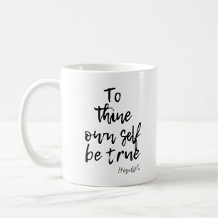 HAMLET SHAKESPEARE SANT FÖR SJÄLVKVOT KAFFEMUGG
