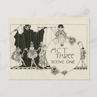 Hamlet Shakespeare vykort