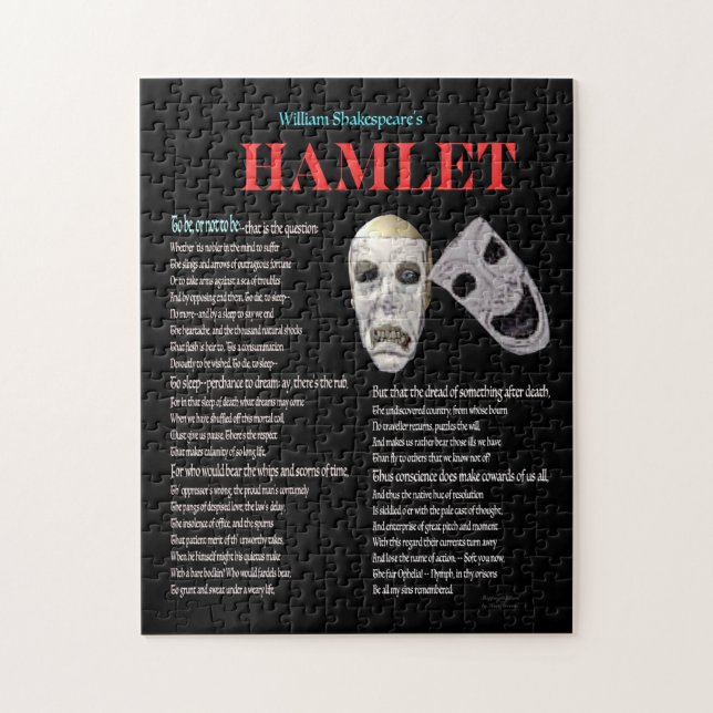 Hamlet som är eller inte som är pussel (Vertikal)