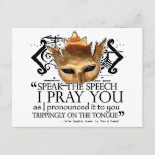 Hamlet "Tala tal ..." Vykort