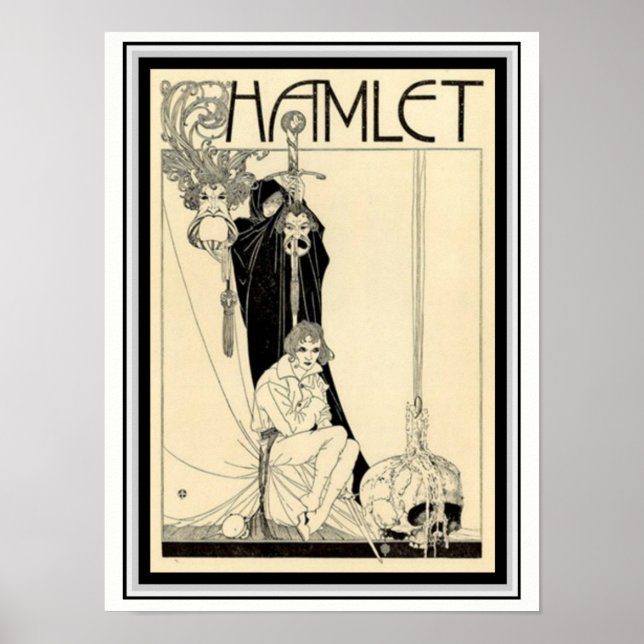Hamlet William H. Robinson Poster 12 x 16 (Framsidan)