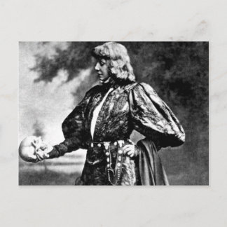 hamlet william shakespeare sarah baird 1899 skalle vykort