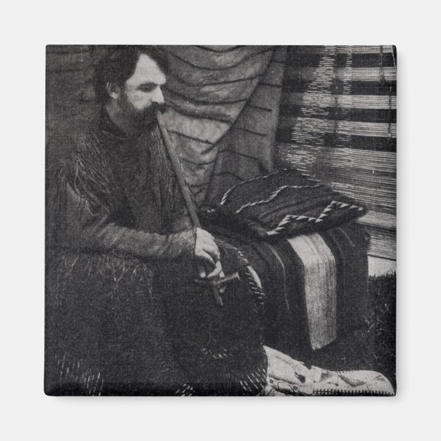 Hamlin Garland i Cheyenne Teepee Smoking Magnet (Framsidan)