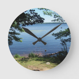 Hamlin Sjö Acrylic Wall Clock Rund Klocka